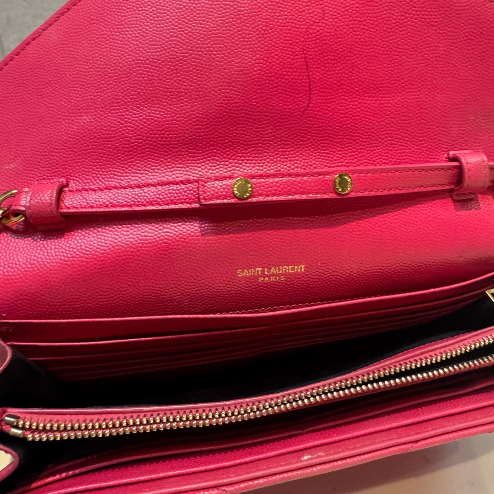 Yves Saint Laurent Fuchsia Crossbody Bag - Picture 6 of 9